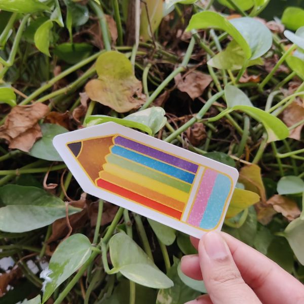 Pride Pencil Sticker
